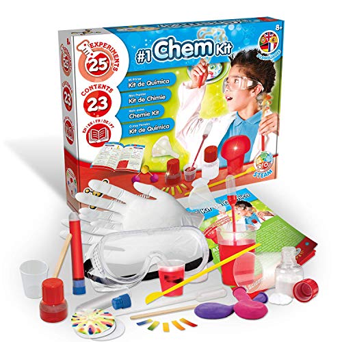 Science4you - Mi Laboratorio de Quimica, Niños +8 Años - Kit Cientifico para Niños con 25 Experimentos, incluye Modelos Moleculares y Ciencia Explosiva - Juegos Educativos para Niños y Niñas 8-12 Años