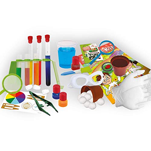 Science4you - Primer Kit de Ciencias para Niños 4 Años - 26 Experimentos para Niños 4 Años: Burbujas de Jabon, Set Jardineria Infantil y Laboratorio de Colores, Juegos Educativos para Niños 4-7 Años