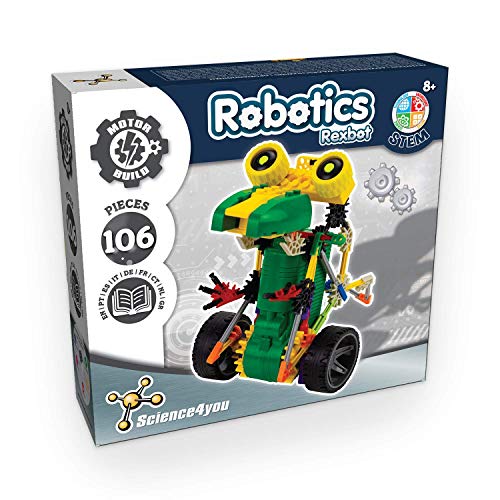 Science4you-Robotics Rexbot-Juguete Científico y Educativo Stem para Niños +8 Años, Multicolor (80002227)