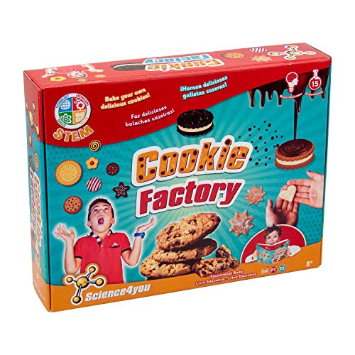 Science4you Science4you-Fábrica Fábrica de Galletas, Juguete científico y Educativo Stem, Regalo para Niños +8 Años, Multicolor