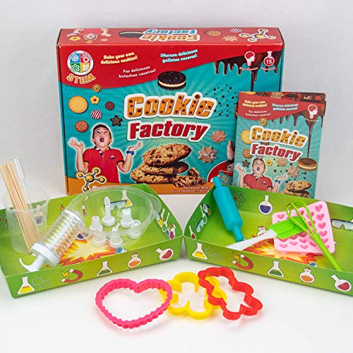 Science4you Science4you-Fábrica Fábrica de Galletas, Juguete científico y Educativo Stem, Regalo para Niños +8 Años, Multicolor