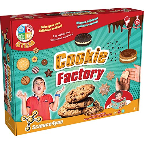 Science4you Science4you-Fábrica Fábrica de Galletas, Juguete científico y Educativo Stem, Regalo para Niños +8 Años, Multicolor