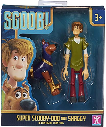 Scooby Doo Película de Scoob - Figuras de acción Twin Pack - Super Scoob y Shaggy