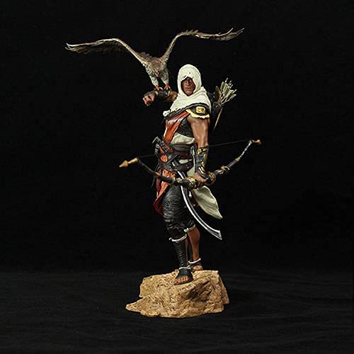 SeptYN Assassin'S Creed Orígenes Bayek Acción-Personaje Modelo Empleos Accesorios Anime Figura PVC Anime Juego Periférico Arco y Flecha Coleccionables Decoración de Escritorio Regalos,A