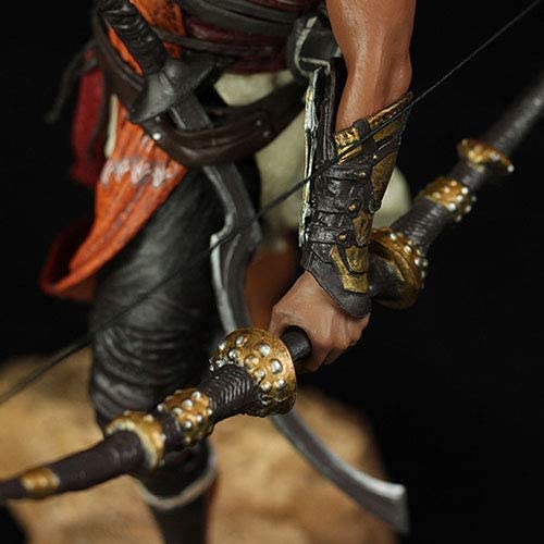 SeptYN Assassin'S Creed Orígenes Bayek Acción-Personaje Modelo Empleos Accesorios Anime Figura PVC Anime Juego Periférico Arco y Flecha Coleccionables Decoración de Escritorio Regalos,A