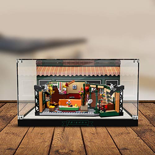 SEREIN Vitrina acrílica con expositor de acrílico compatible con Lego Ideas 21319 Friends Central Perk Café (sin set Lego)