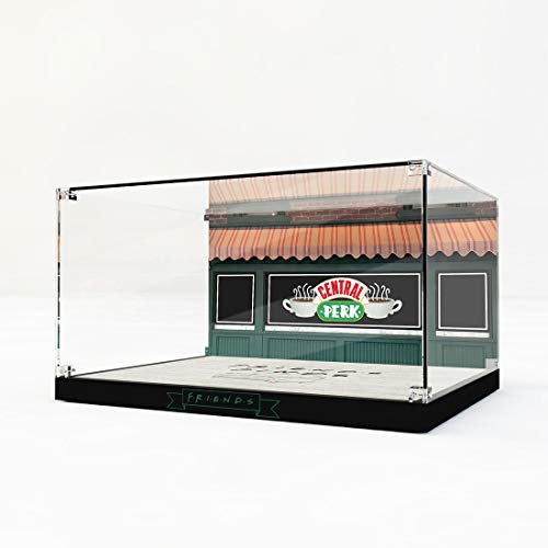 SEREIN Vitrina acrílica con expositor de acrílico compatible con Lego Ideas 21319 Friends Central Perk Café (sin set Lego)