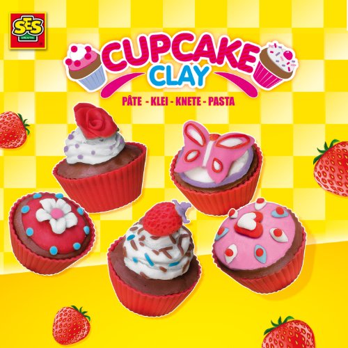 SES- Cupcakes de superplastilina, Multicolor (00479)