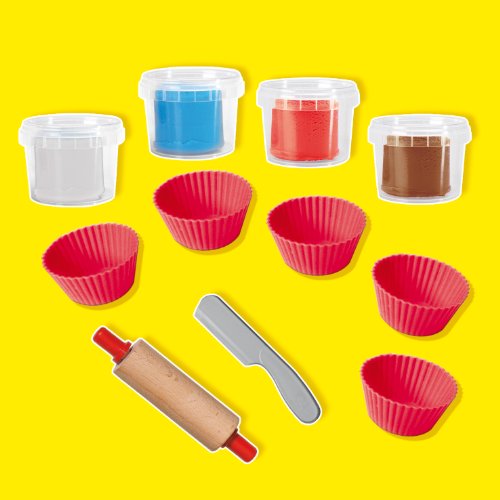 SES- Cupcakes de superplastilina, Multicolor (00479)