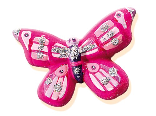 SES- Set de Pintura y Montaje de Mariposa con Brillantina para niños, Multicolor (01131)