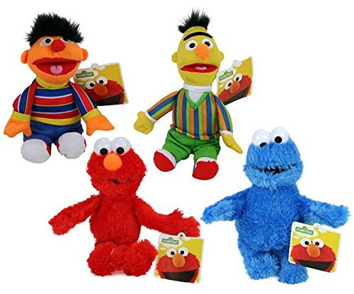 Sésame Street en Peluche Ernie Bert Cookie Monster Elmo 22 cm (miettes 21 cm)