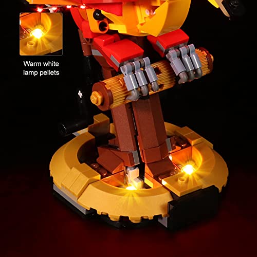 SESAY Juego de luces LED para Lego Fawkes Dumbledores Phoenix, juego de iluminación compatible con Lego 76394 (sin set Lego)