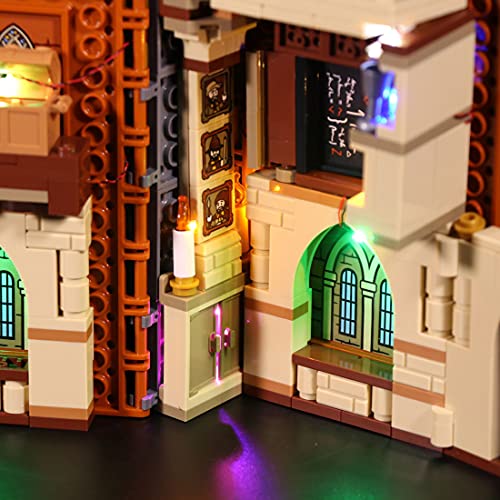 SESAY Juego de luces personalizadas para Lego Harry Potter Hogwarts Moment, juego de iluminación LED compatible con Lego 76382 (sin juego de Lego)