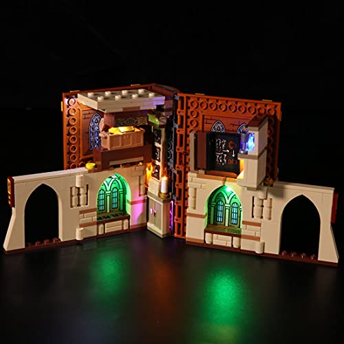 SESAY Juego de luces personalizadas para Lego Harry Potter Hogwarts Moment, juego de iluminación LED compatible con Lego 76382 (sin juego de Lego)