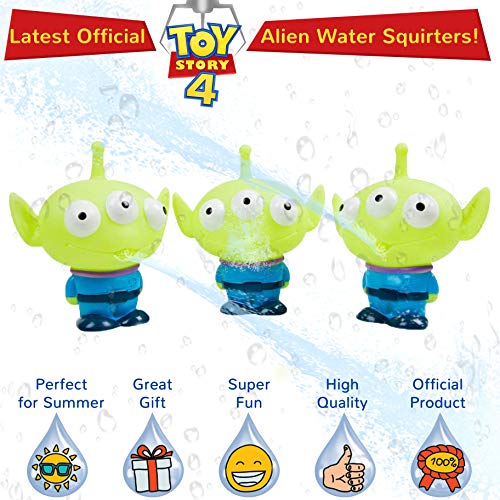 Set De 3 Pequeñas Figuritas Aliens De Toy Story para Niños | Juguetes De Baño para Niños, para La Hora del Baño O para La Piscina | Juego De Agua Infantil para Exterior O Interior