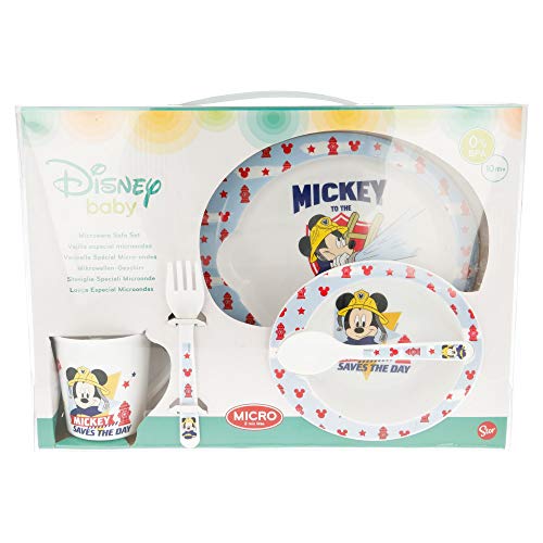 SET MICRO BABY 5 PCS. MICKEY MOUSE - DISNEY - TO THE RESCUE