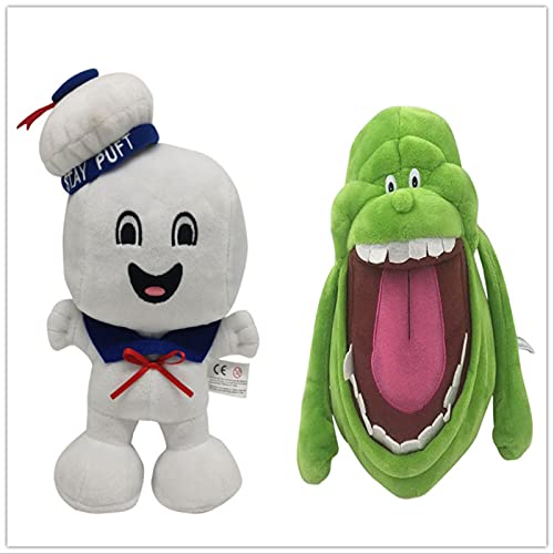 SHANGJ 20-23cm Cazafantasmas Fantasma Verde Juguetes De Peluche Periféricos De Anime Dibujos Animados Lindo Muñeco De Peluche para Niños Regalos