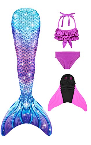 shepretty Traje de Baño de La Cola Sirena de Las Muchachas Bikini Set，xiaofenG5,140