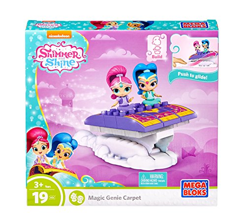 Shimmer & Shine- Shimmer and Shine Alfombra mágica, Estampado (Mattel DXH14)