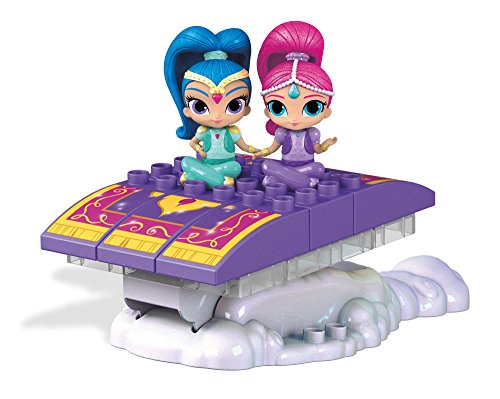 Shimmer & Shine- Shimmer and Shine Alfombra mágica, Estampado (Mattel DXH14)