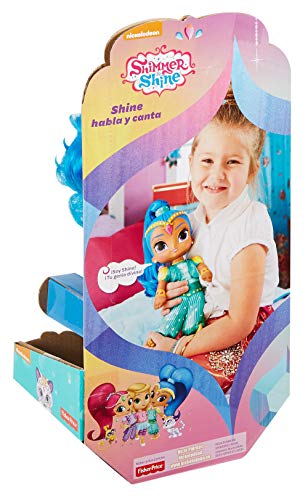 Shimmer y Shine Genio Shine habla y canta, muñeca con sonidos (Mattel FPP42)