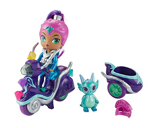 Shimmer y Shine Zeta y su moto, muñeca con accesorios (Mattel FHN31)