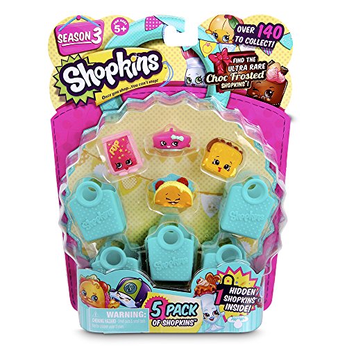 Shopkins - Blíster con 5 Figuras (Giochi Preziosi 56030)