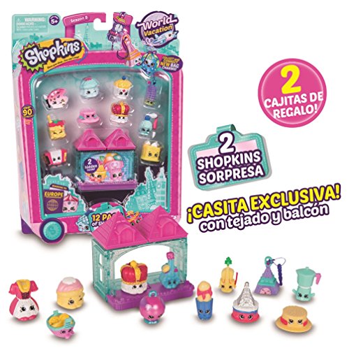 Shopkins - Pack de 12 muñecas (Giochi Preziosi HPK95011) , Modelos/colores Surtidos, 1 Unidad