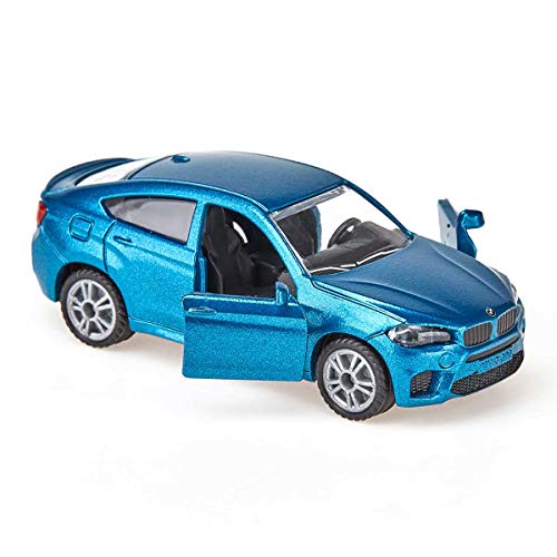 siku 1409, BMW X6 M, Metal/Plástico, Azul, Vehículo de juguete para niños, Apertura de puertas