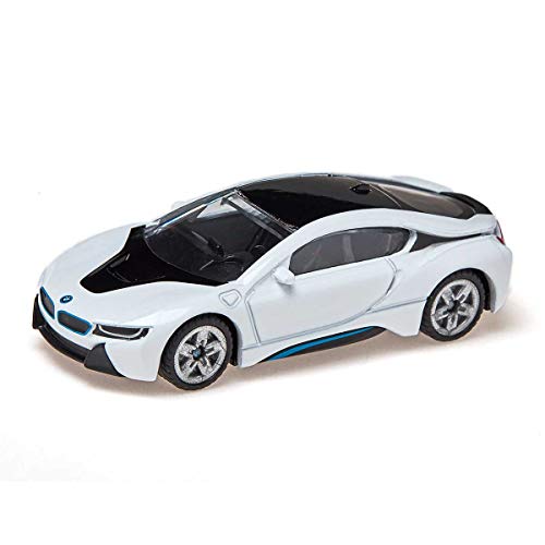 siku 1458, BMW i8, Metal/Plástico, Blanco, Vehículo de juguete para niños