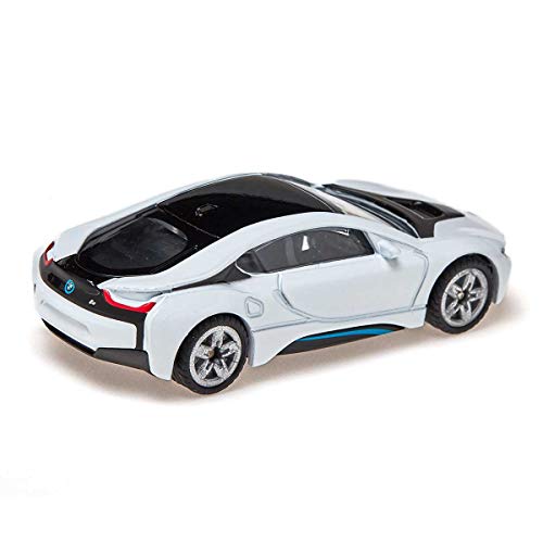 siku 1458, BMW i8, Metal/Plástico, Blanco, Vehículo de juguete para niños