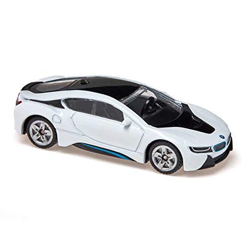 siku 1458, BMW i8, Metal/Plástico, Blanco, Vehículo de juguete para niños