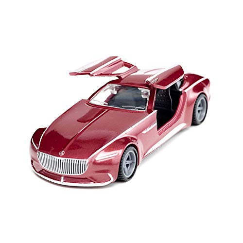 siku 2357 Vision Mercedes-Maybach 6 Grand Coupé, Apertura de puertas batientes, Ruedas desmontables, 1:50, Metal/Plástico, Rojo