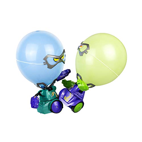 Silverlit- Robo Kombat - Perforadora de Globos, Color Morado y Verde (88040)