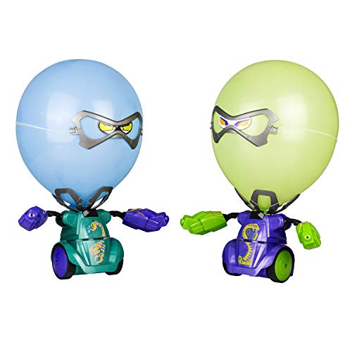 Silverlit- Robo Kombat - Perforadora de Globos, Color Morado y Verde (88040)