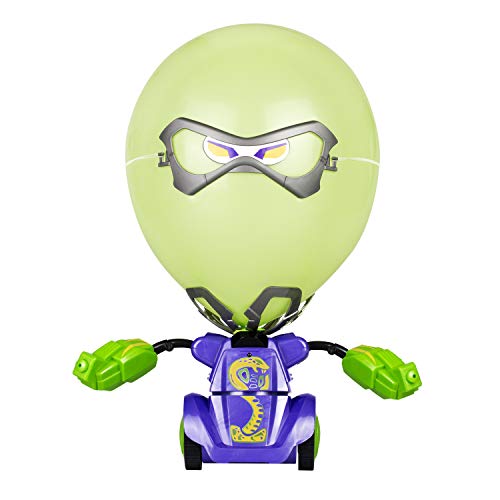 Silverlit- Robo Kombat - Perforadora de Globos, Color Morado y Verde (88040)