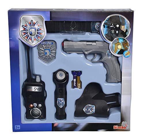 Simba-8102667 Set policia, color azul, XXL (8102667)