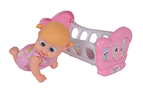 Simba- Bouncin Babies Little Bonny mit Wiege Cuna, Color 1, Talla única (105143325)