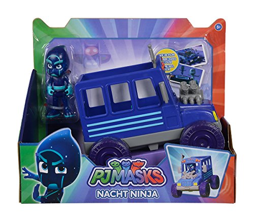 Simba- PJ Masks Ninja mit Bus Figura de acción. (109402228) , color/modelo surtido