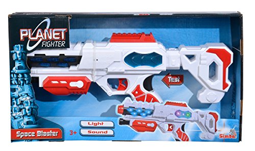 Simba Planet Fighter Space Blaster 108042207 - Pistola láser (38 cm)