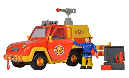 Simba Toys 109257656 Sam El Bombero - Camioneta Venus con Figura