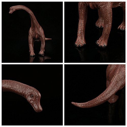 Simlug Dinosaurio Brachiosaurus de PVC de Alta simulación vívida, colección de Juguetes realistas para niños, Regalos de cumpleaños para niños pequeños