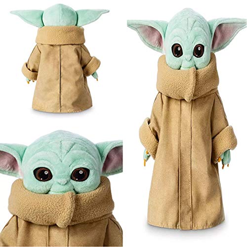 siqiwl Peluche 30cm Force Awakens Baby Yoda Star Wars Juguetes De Peluche para Niños Peluche De Dibujos Animados Cute Star Wisdom Master Juguete De Peluche para Regalos De Niños