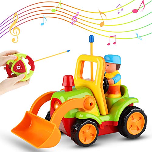 Sirecal Coches Teledirigidos para Niños Pequeños con Música y Luz Juguetes de Racer Coche de Carreras Control Remoto Regalo de Cumpleaños para Niños Niñas Bebés