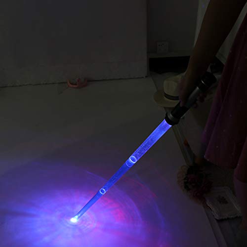 siwetg Espada de luz telescópica de juguete intermitente espada cosplay luminosa estrella juguete espadas niños juguete regalo