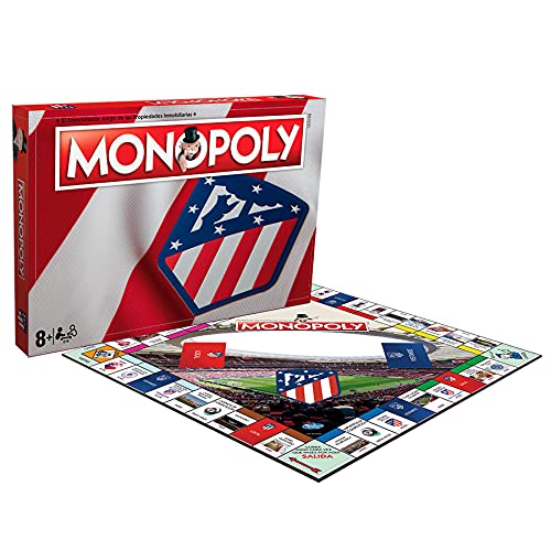 SKYLINE, Monopoly Atlético Madrid FC, Juego de Mesa, Juego de Estrategia, Multicolor, Talla Única (Versión Español)