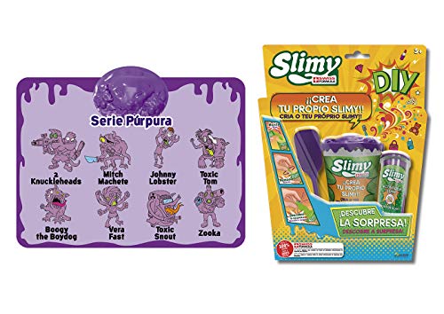 Slimy Creations Original Slime Coleccionable, color verde/dorado/púrpura (Fábrica de Juguetes 41309) , color/modelo surtido