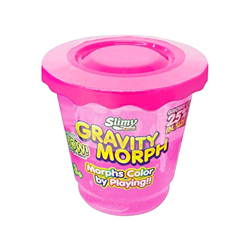 Slimy Masilla de juego Gravity Morph de 160 g en color rosa | La Wow de Slimy – The Original | Diversión única Slime