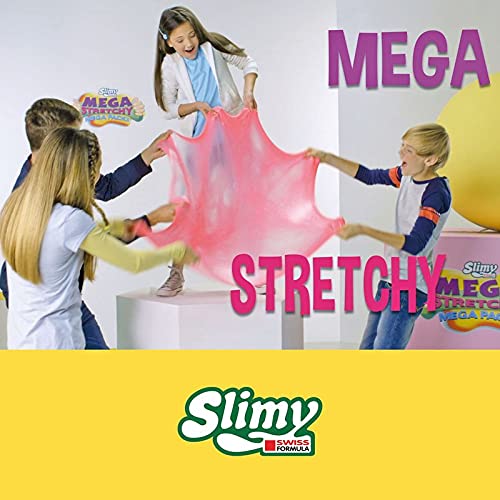 Slimy Mega-Stretchy - Masilla para jugar Slimy en neón, 500 g