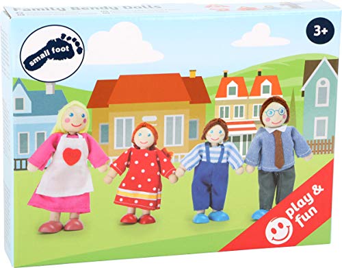 Small Foot 10320 Family Bendy Dolls